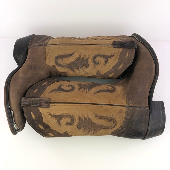 Sage by Abilene Men's Distressed Western Boot - Pointed Toe - 4740 Size 10 - Picture 2 of 8